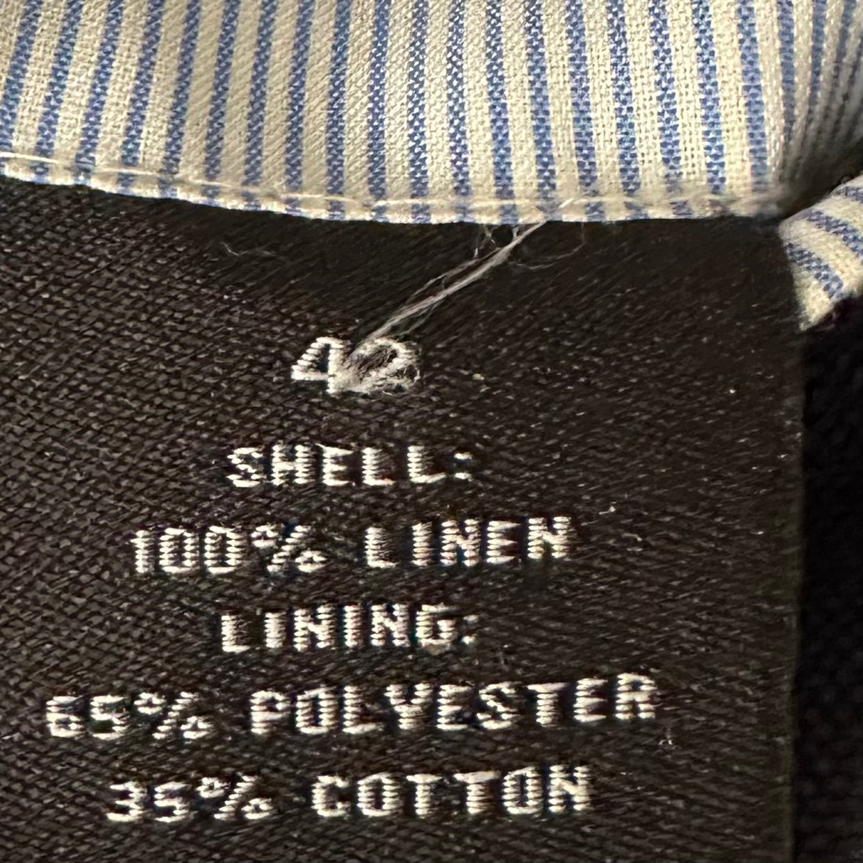 Upcycled Bow Vest Blue/Silk Bow - size M