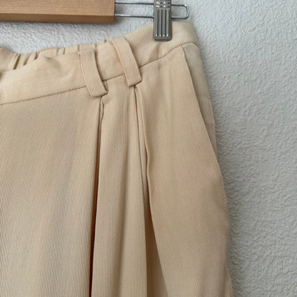 Vintage Pleated Silk Blend Trousers - size M