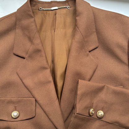 Brown Wool Blazer - size EU44