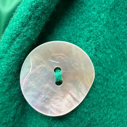 Green Wool Blend Coat - size M
