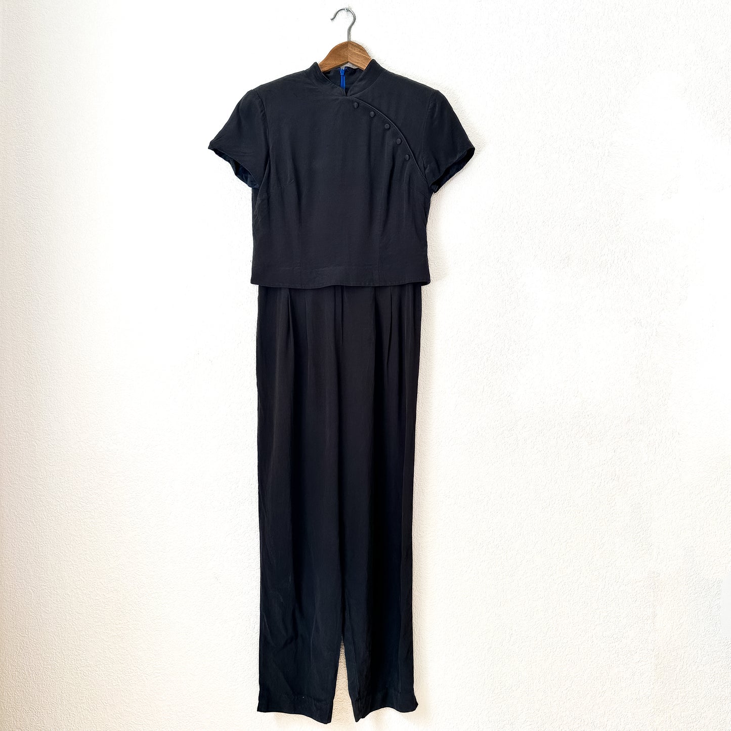 Vintage Cheongsam Silk Jumpsuit, size US10