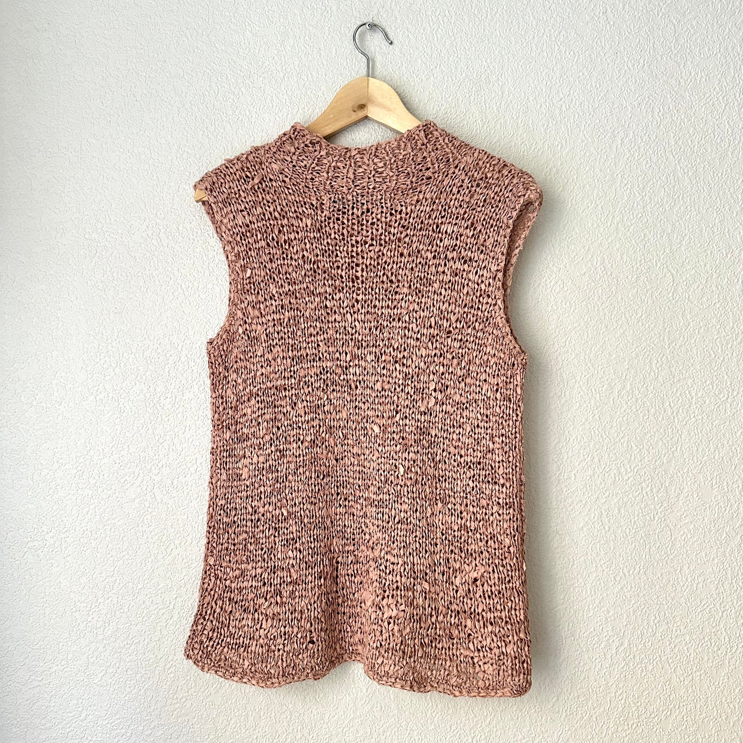Raw Silk Knitted Top - size M-L