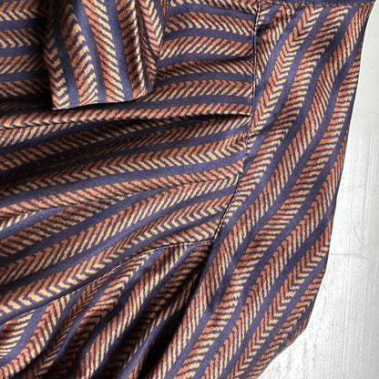Vintage Tieneck Silk Blouse - size S