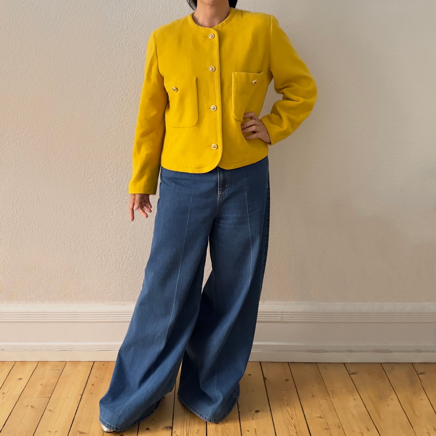 Vintage Yellow Wool Jacket - Mastercoat