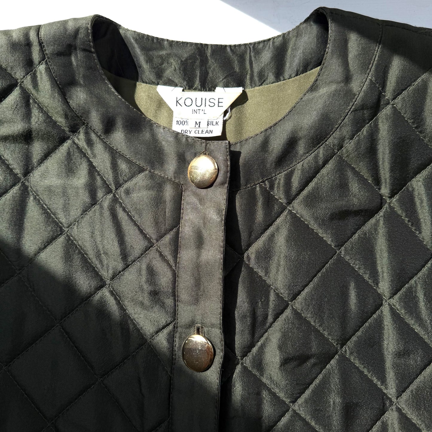Vintage Silk Jacket - size S