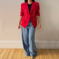 Vintage Red Wool Jacket