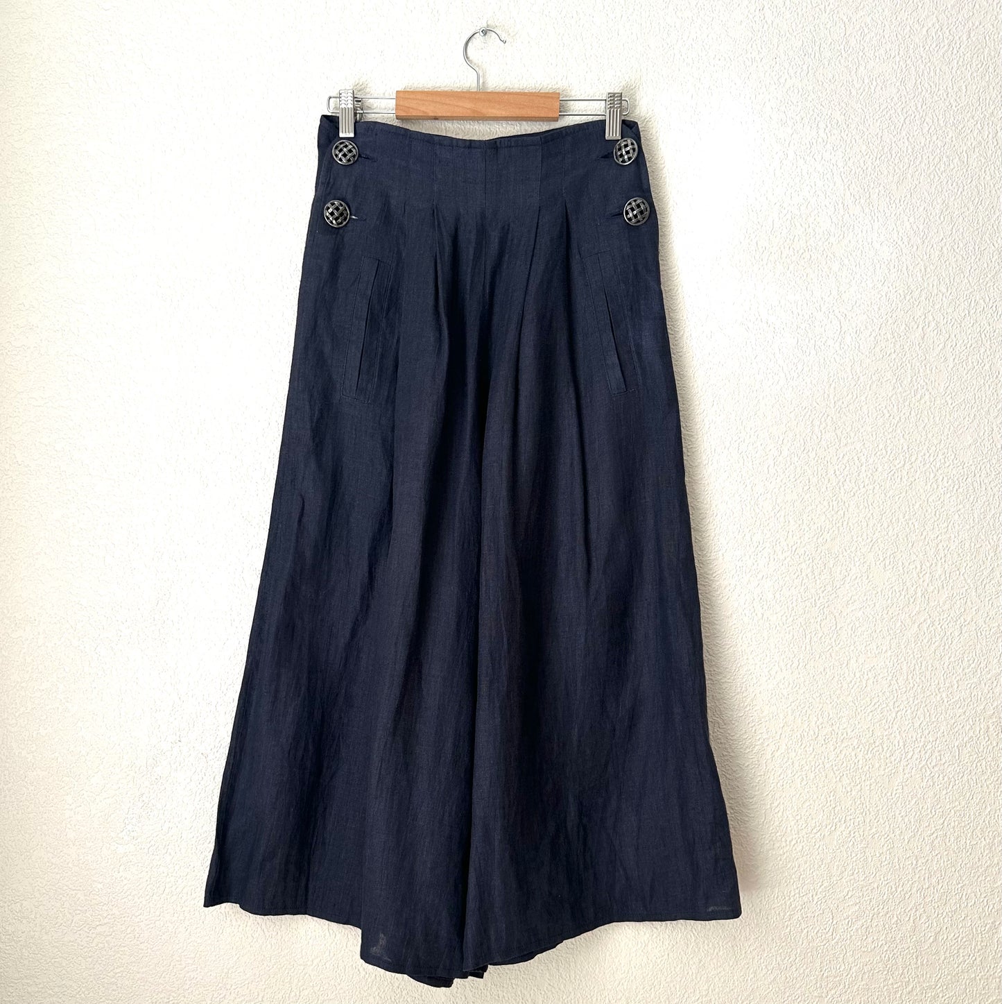 Vintage Linen Culottes - size M