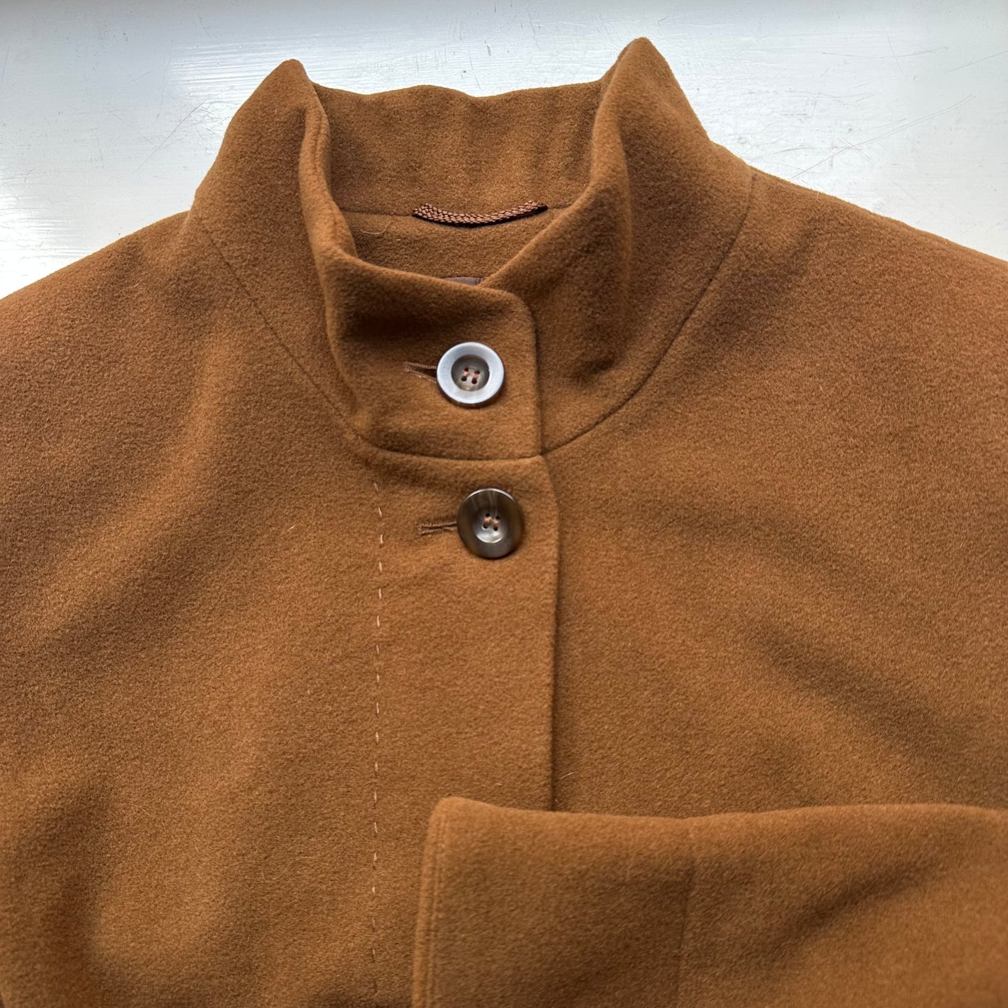 Brown Wool Coat - size EU38