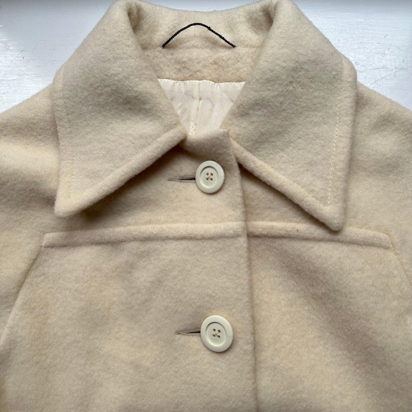 Vintage Statement Wool Coat - size M-L