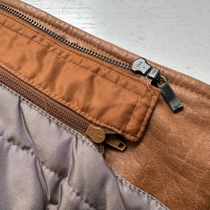 Vintage Leather Blazer - size40