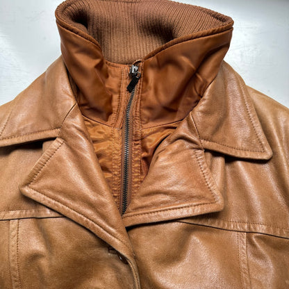 Vintage Leather Blazer - size40