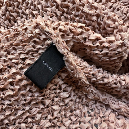 Raw Silk Knitted Top - size M-L