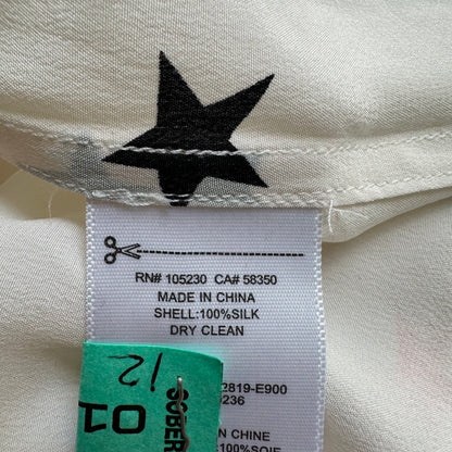 Stars Silk Shirt - size XS