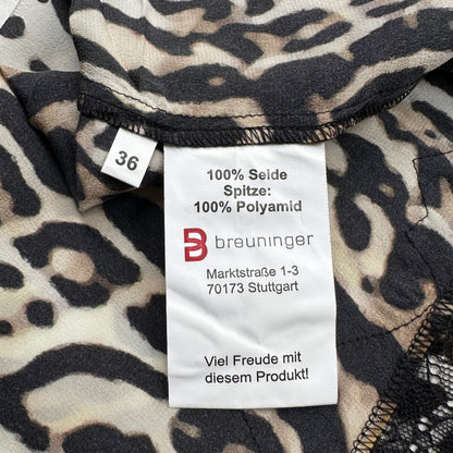 Animal Print Silk Cami Tank Top - size S