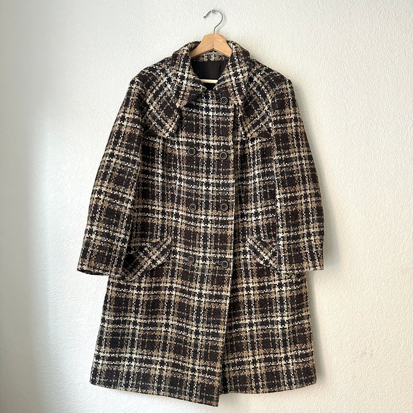 Vintage Tweed Coat - size M