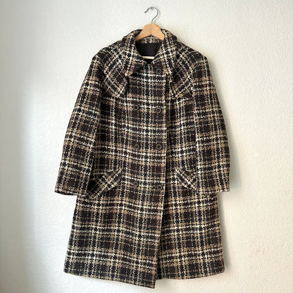 Vintage Tweed Coat - size M