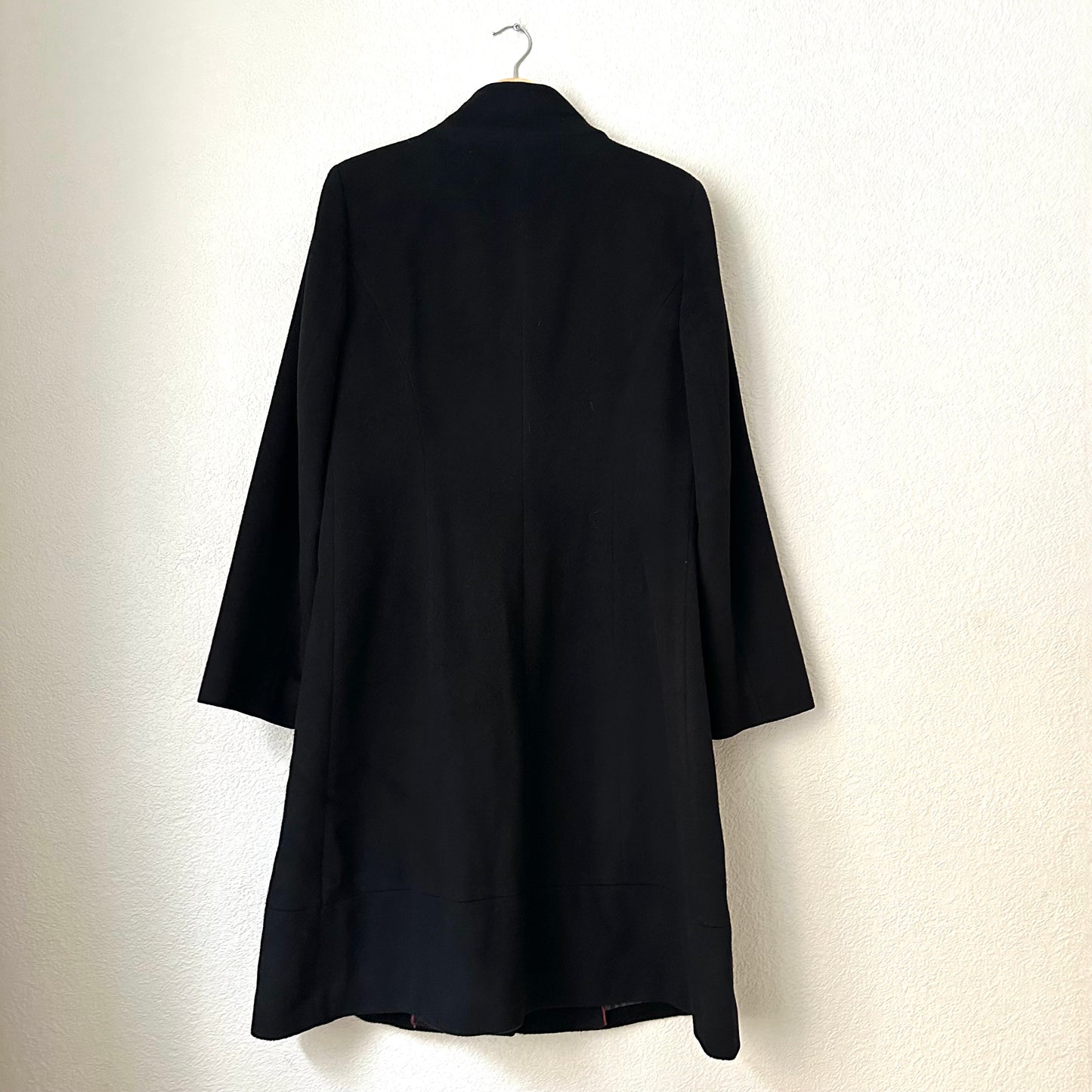 Black Wool Cashmere Blend Coat - size EU44