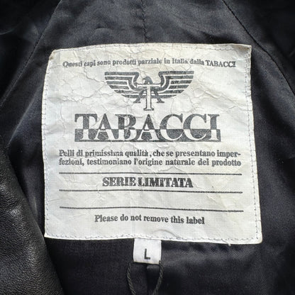 Vintage Leather Biker Jacket - size M