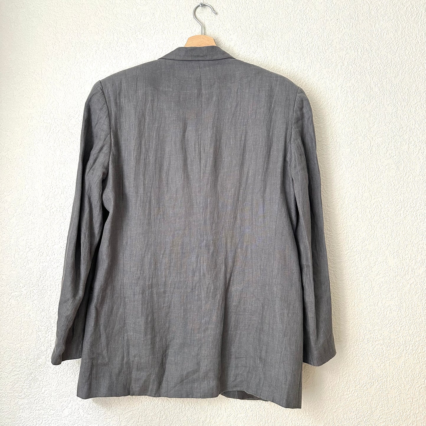 Vintage Designer Linen Blazer - Size M