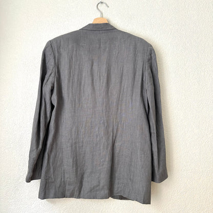 Vintage Designer Linen Blazer - Size M