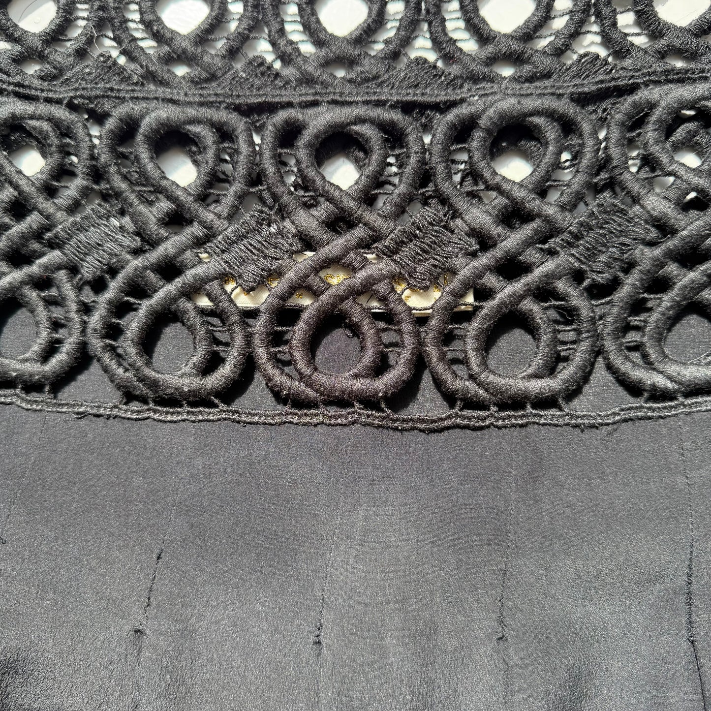 MUNTHE Silk Black Mini Dress - size 36