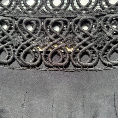 MUNTHE Silk Black Mini Dress - size 36