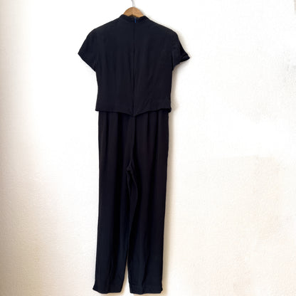 Vintage Cheongsam Silk Jumpsuit, size US10