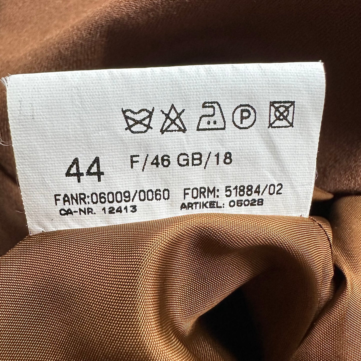 Brown Wool Blazer - size EU44