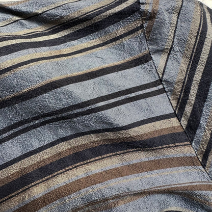 Vintage Silk Wrap Top - size S