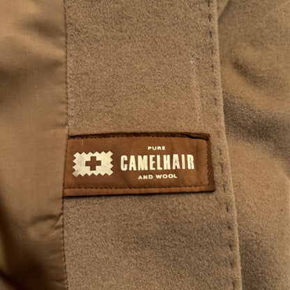 Vintage Double Breasted Camel Hair Coat