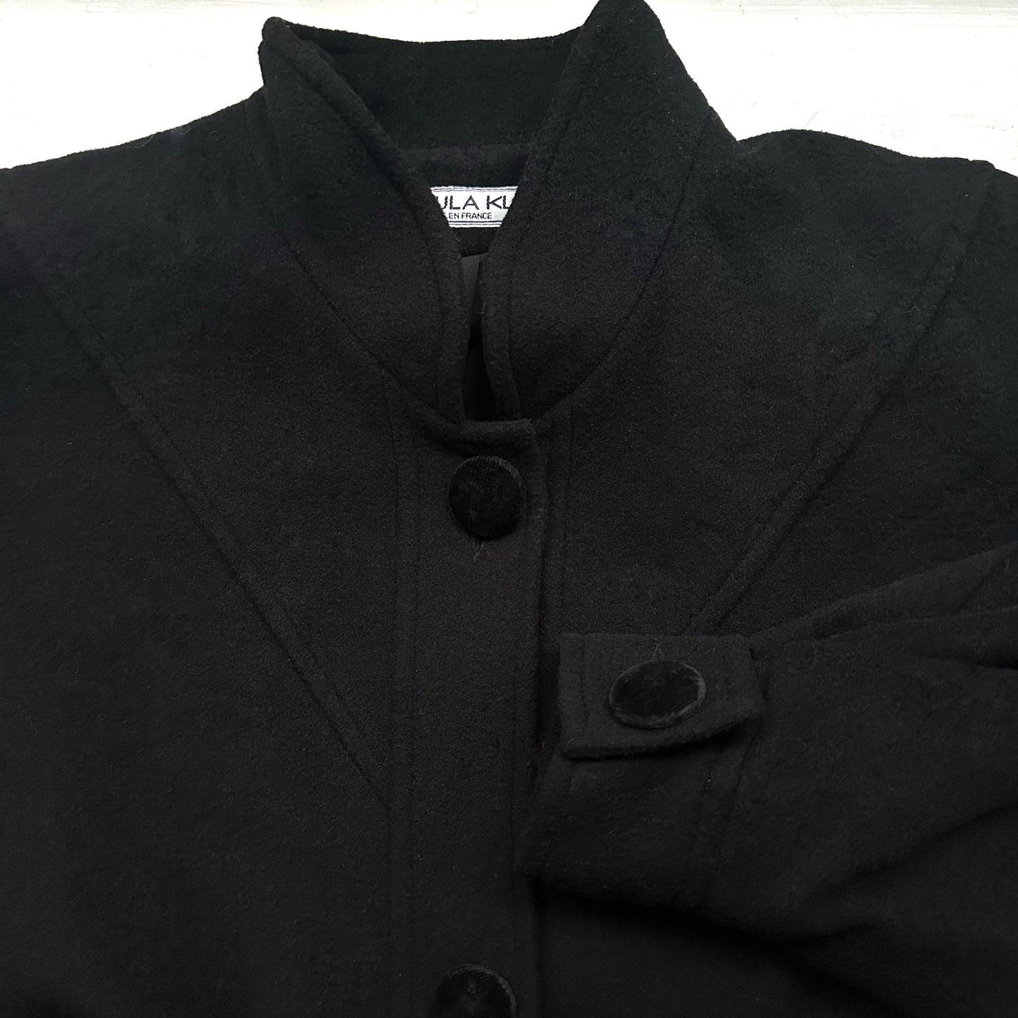 Vintage Batwing Black Coat, size M