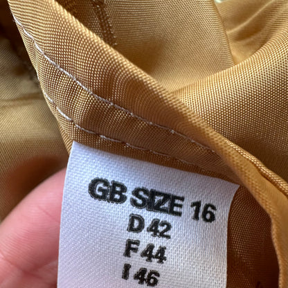 Vintage Plaid Blazer - Cotton and silk Blend, size M-L