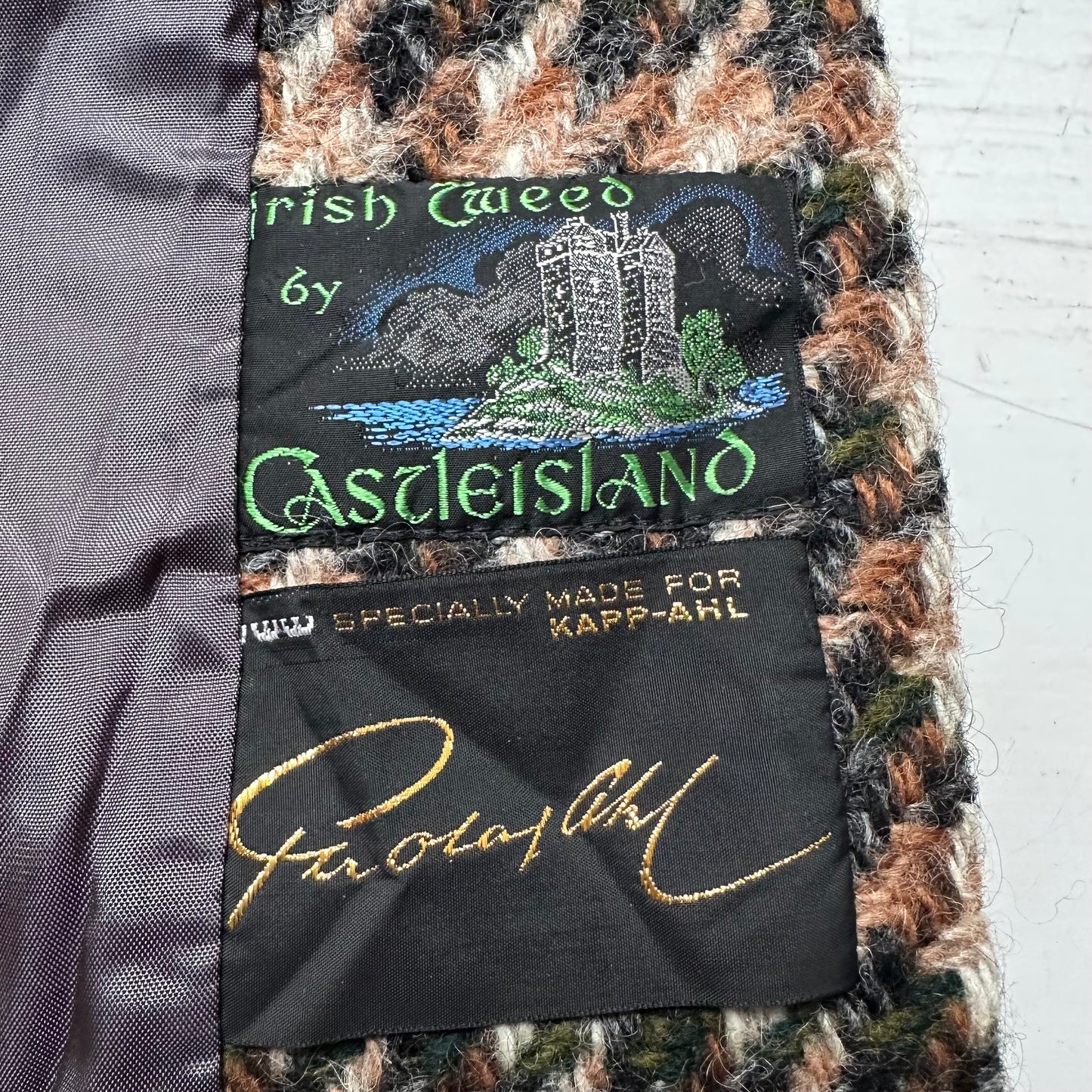 Vintage Irish Tweed Jacket, size XS-S