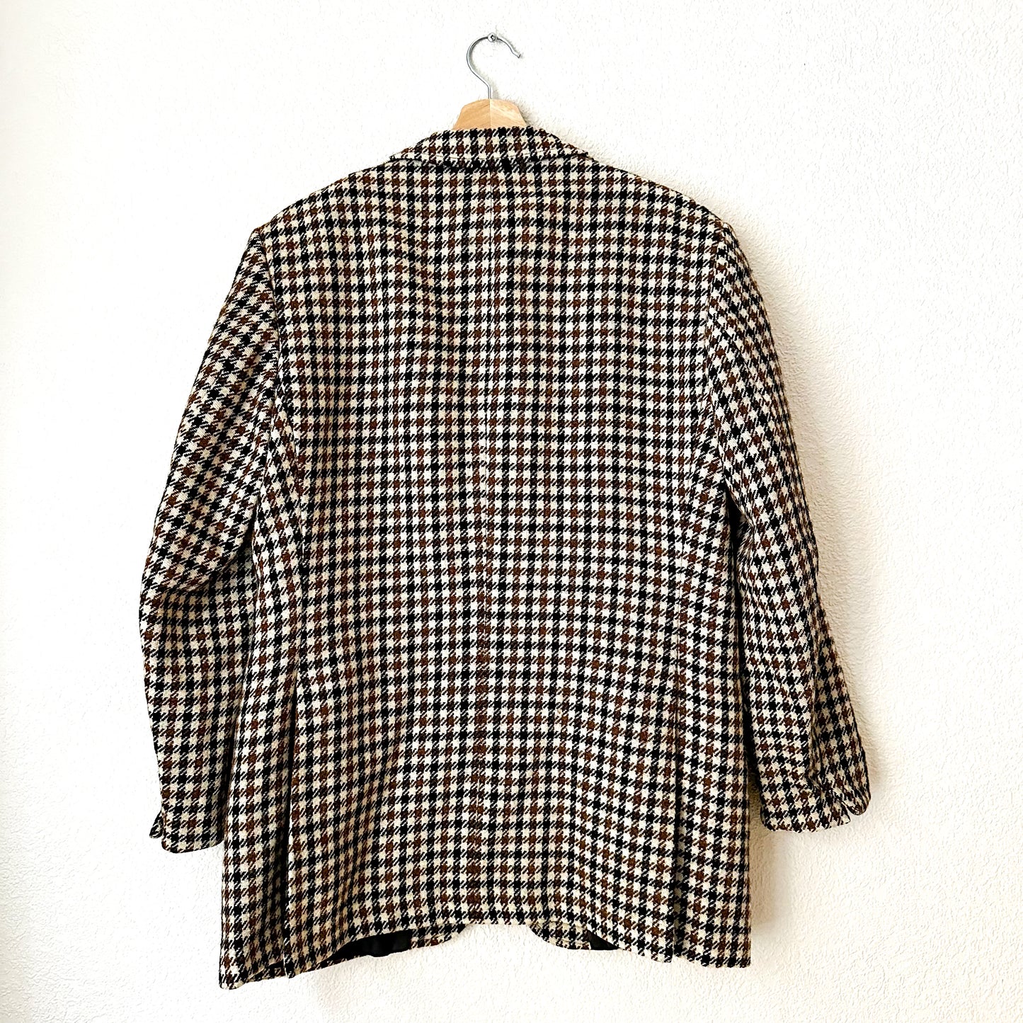 Men's Plaid Wool Blazer - size M-L