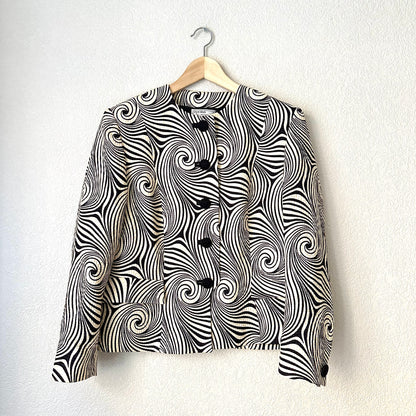 Vintage Silk Wool Jacket - size M-L