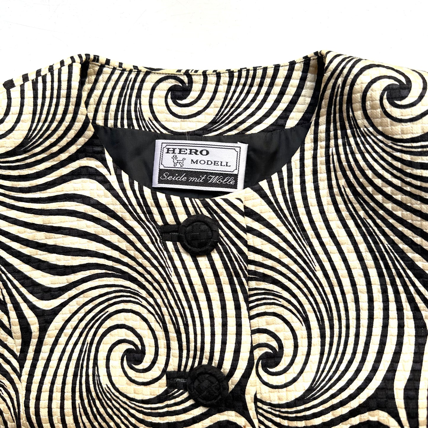 Vintage Silk Wool Jacket - size M-L