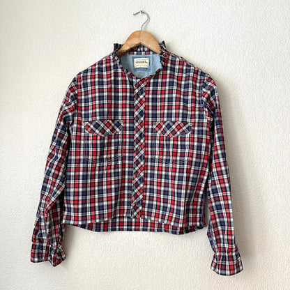 Plaid Shirt - Upcycled Shirt 46 - S-M