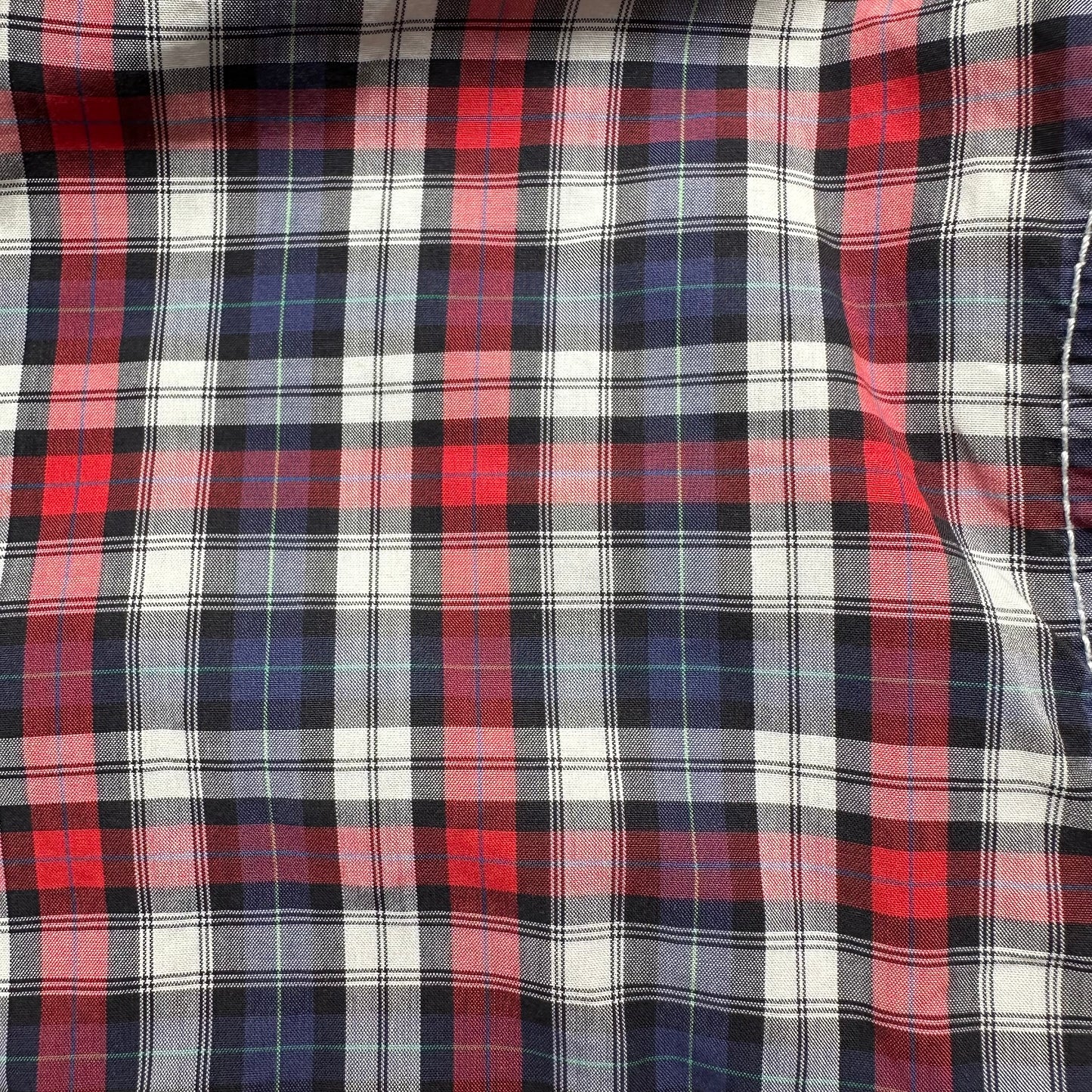 Plaid Shirt - Upcycled Shirt 46 - S-M