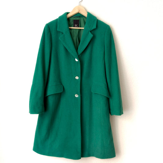 Green Wool Blend Coat - size M