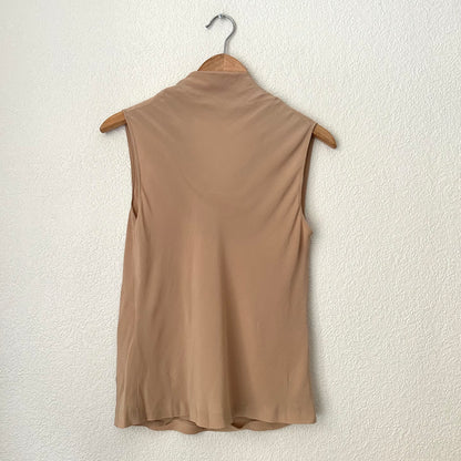 Beige Silk Top - Natan Collection, size 38