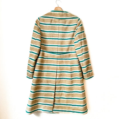 Vintage Striped Coat - size S