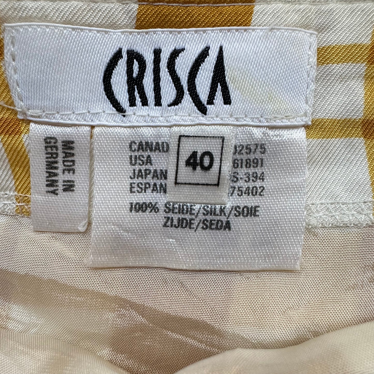 Vintage Silk Skirt - size M
