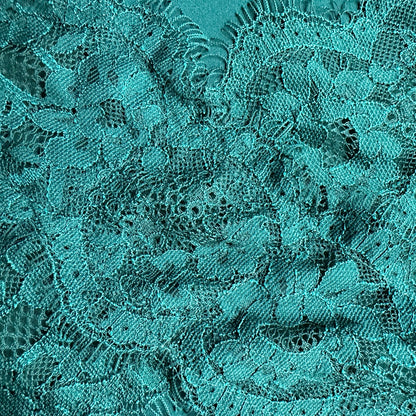 Green Silk Long sleeve Top - size M