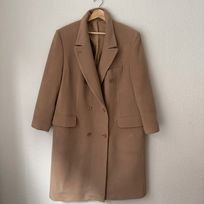 Vintage Double-breasted Wool Coat