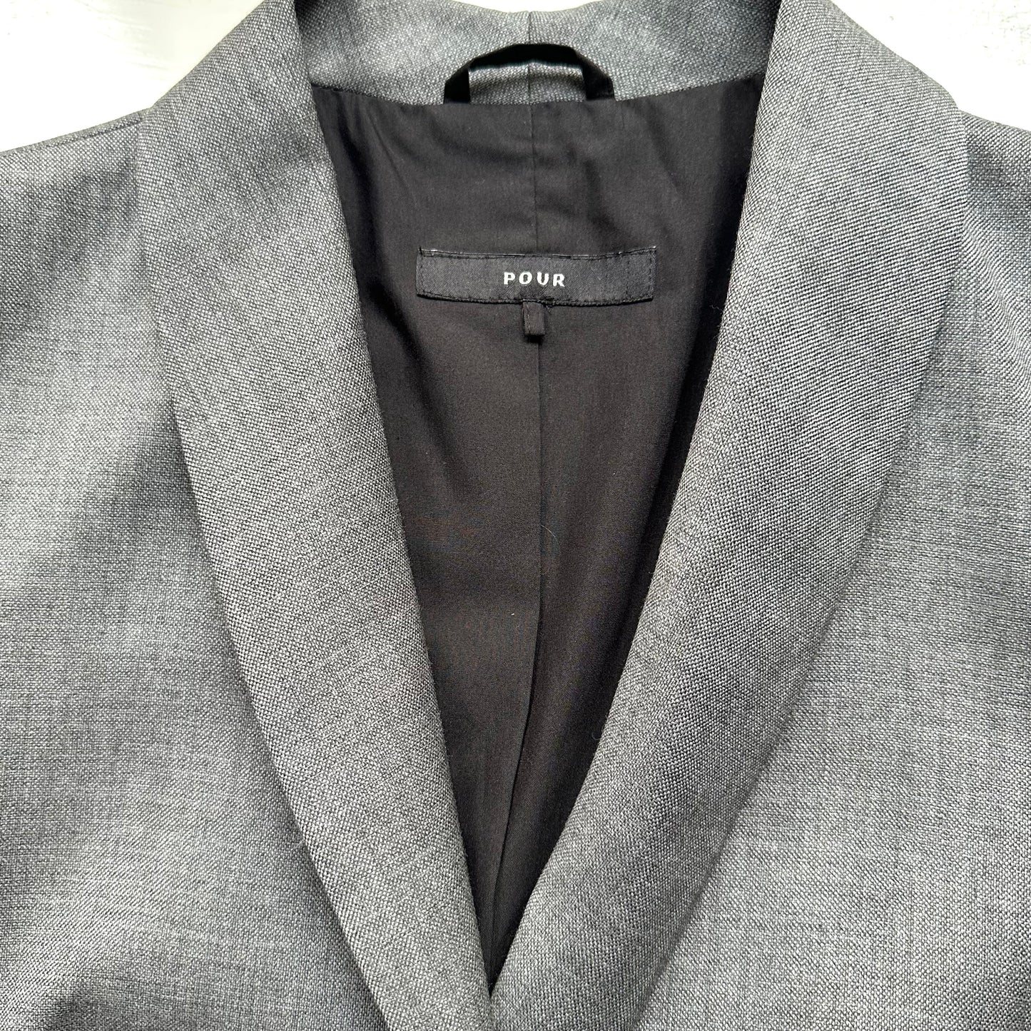 Hourglass Gray Wool Blazer - size 40