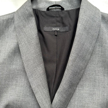 Hourglass Gray Wool Blazer - size 40