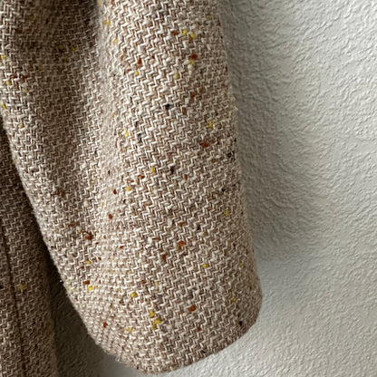 Vintage Beige Tweed Jacket - size M