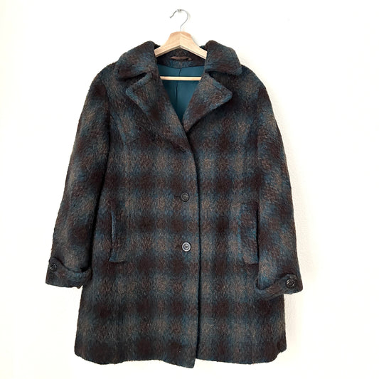Vintage Llama Mohair Short Coat - size S-M