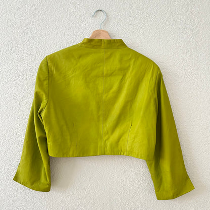 Leather Bolero Jacket - size M