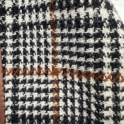 Vintage Houndstooth Plaid Blazer - size EU 40